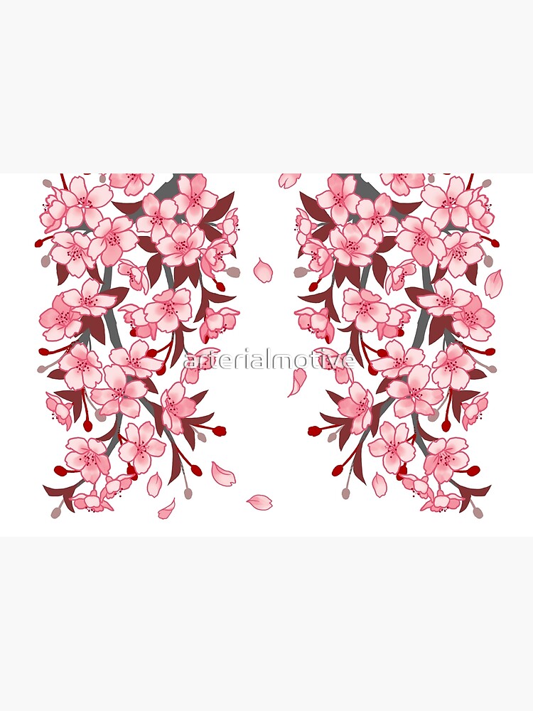 Sakura Hanahaki cherry blossom floral lungs | on white