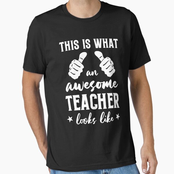 Item preview, Funny Teacher Gift: This Is What An Awesome Teacher Looks Like Teacher - Educator designed and sold by Adexyl.