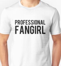 Camiseta ajustada Profesional Fangirl