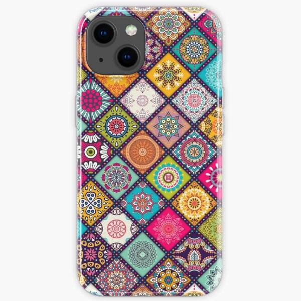 White Mandala iPhone XS Max Clear Case iPhone 11 Pro Max Silicone Case iPhone 12 Hard Cover iPhone SE 2020 Crystal Case iPhone 12 CZ6061