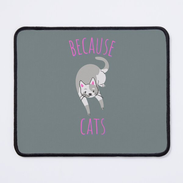 Item preview, Because Cats Cute Kawaii Pink designed and sold by ladytarleton.