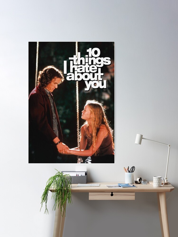 10 Things I Hate About You 90s movie Poster Poster for Sale by