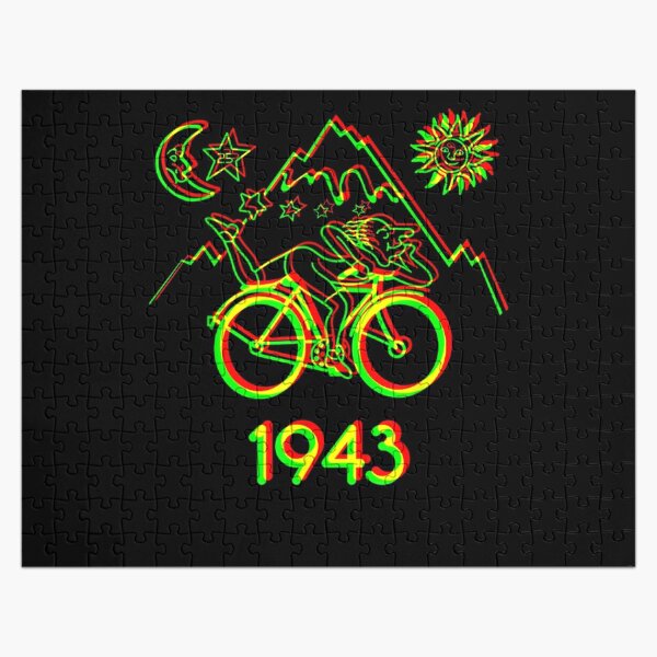 Bicycle Day Acid Hofmann Trip" Jigsaw Puzzle for Sale by Contakie81 | Redbubble