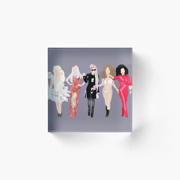 Gaga's eras. Acrylic Block