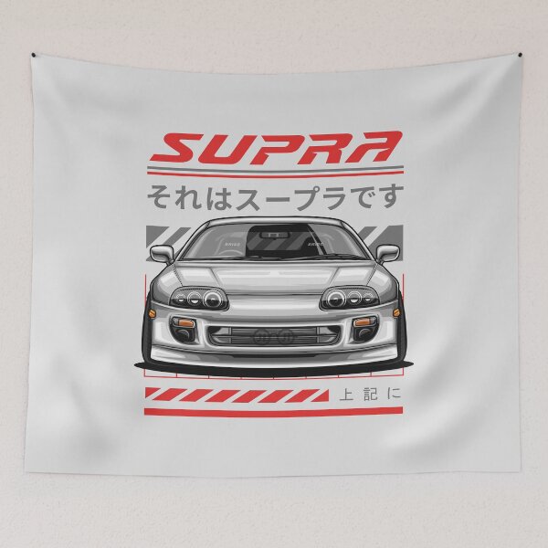 Item preview, Supra MK4 JDM Legends (pearl white) designed and sold by JioojiProject.