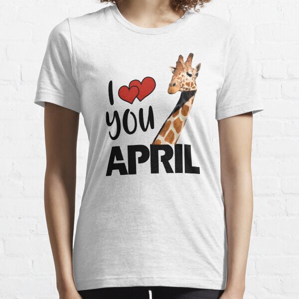 april the giraffe shirt