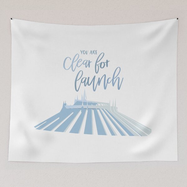 Item preview, Space Mountain You Are Clear For Launch designed and sold by LeCreateCo.