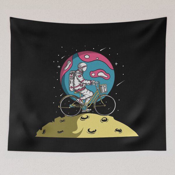 Item preview, Cyclist Astronaut designed and sold by AGraphic11.
