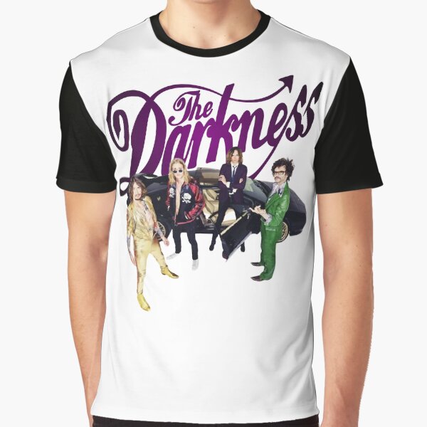 Funny Gift The Darkness Band Old Friend Distressed Graphic T-Shirt