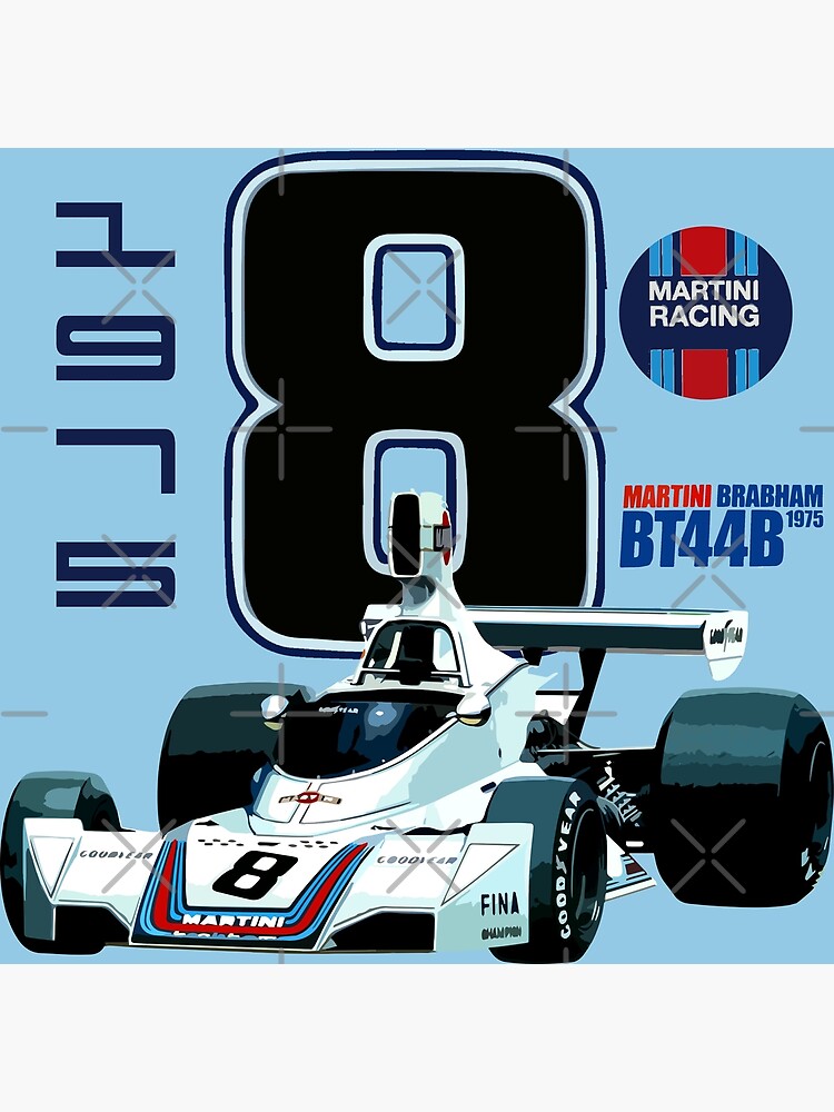 Martini Brabham BT44B 1975 Poster for Sale by FromThe8Tees