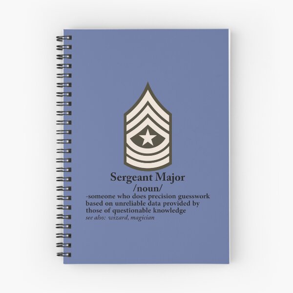 Item preview, US Army Sergeant Major Definition Gift designed and sold by Tribedragon.