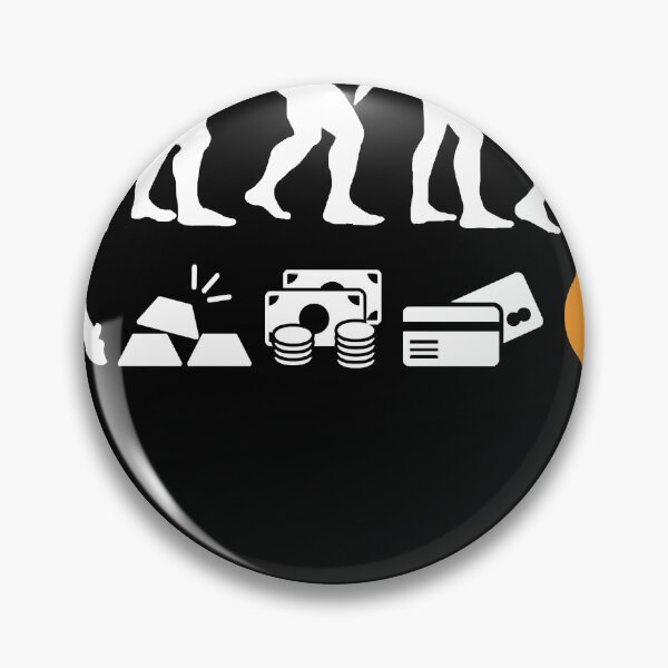 Item preview, Bitcoin Evolution of Money BTC Crypto Logo Classic designed and sold by TracieSkinner.