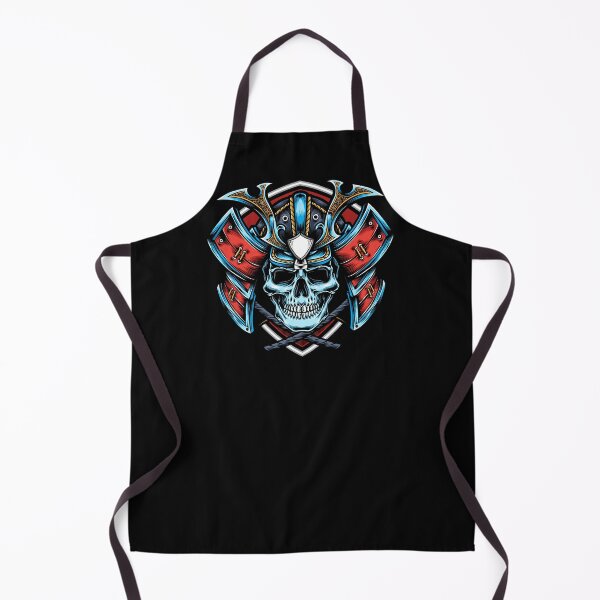 Item preview, Samurai Oni Demon Skull designed and sold by FutureIsRetro.