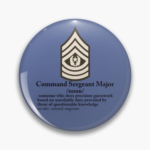 Item preview, US Army Command Sergeant Major Definition Gift designed and sold by Tribedragon.