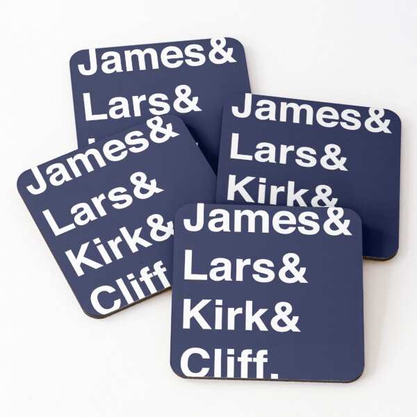 Item preview, Metallica - Helvetica - James, Lars, Kirk, Cliff  designed and sold by Nonalart.