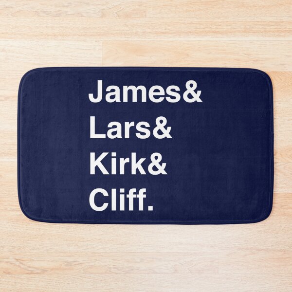 Item preview, Metallica - Helvetica - James, Lars, Kirk, Cliff  designed and sold by Nonalart.