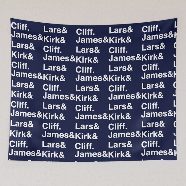Item preview, Metallica - Helvetica - James, Lars, Kirk, Cliff  designed and sold by Nonalart.