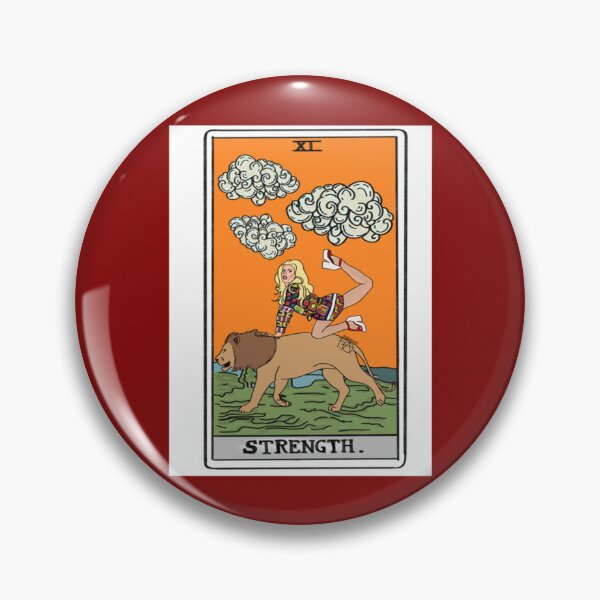Artikelvorschau, Katya Zamolodchikova Yekaterina Petrovna Zamolodchikova Tarotkarte _quot_Stärke_quot entworfen und verkauft von PrettyCreepss.