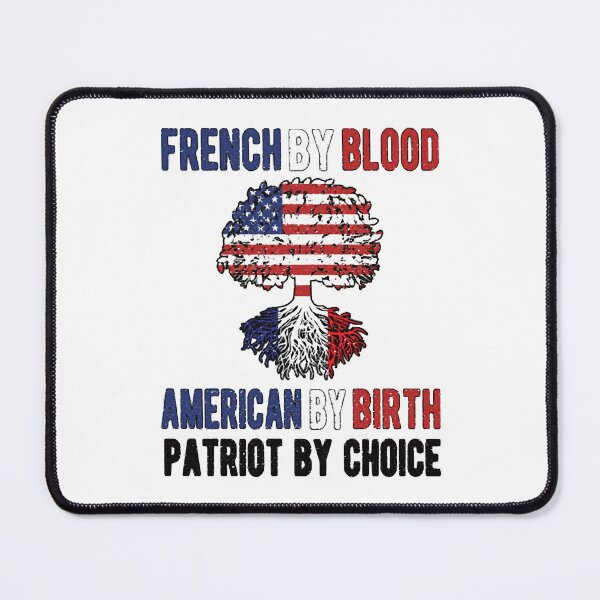 Item preview, Half French Half American Flag France USA designed and sold by BruceGanya.