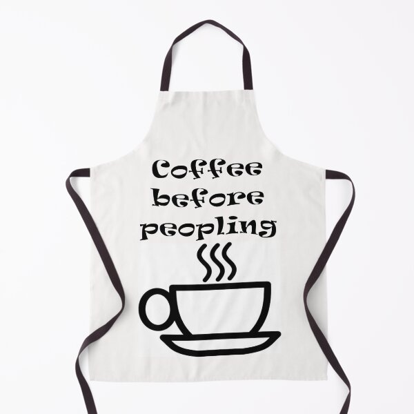 Item preview, Coffee before peopling: caffeine, need coffee, mornings, grumpy, no talk, no people designed and sold by Becky Hunter.