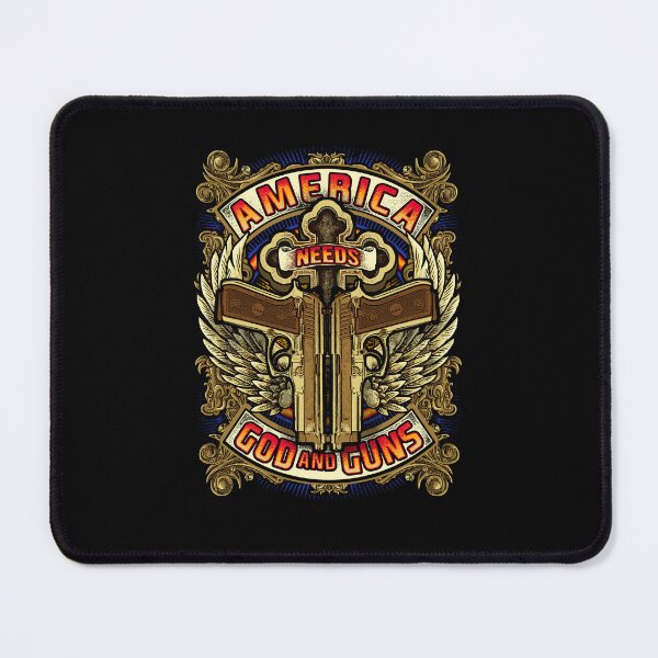 Item preview, American Needs God and Guns designed and sold by HustleLife.