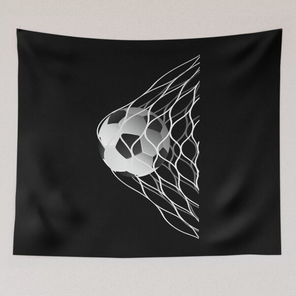Item preview, soccer ball in the net designed and sold by BruceGanya.