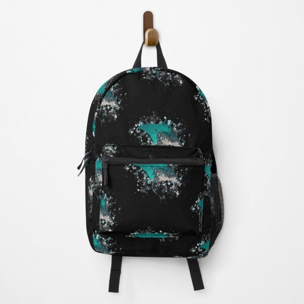 Item preview, Stingray Silhouette Art Splashed with Watercolor designed and sold by BruceGanya.