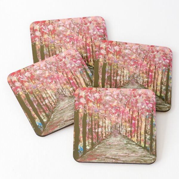 Item preview, The Pink Path of Trees designed and sold by Karen Simon.