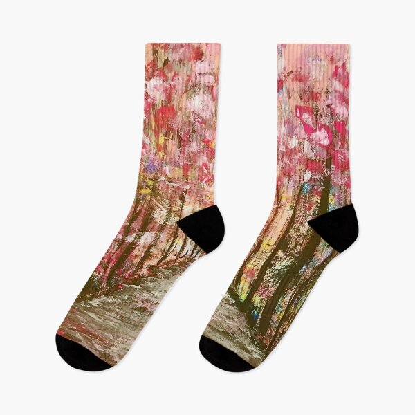 Item preview, The Pink Path of Trees designed and sold by Karen Simon.