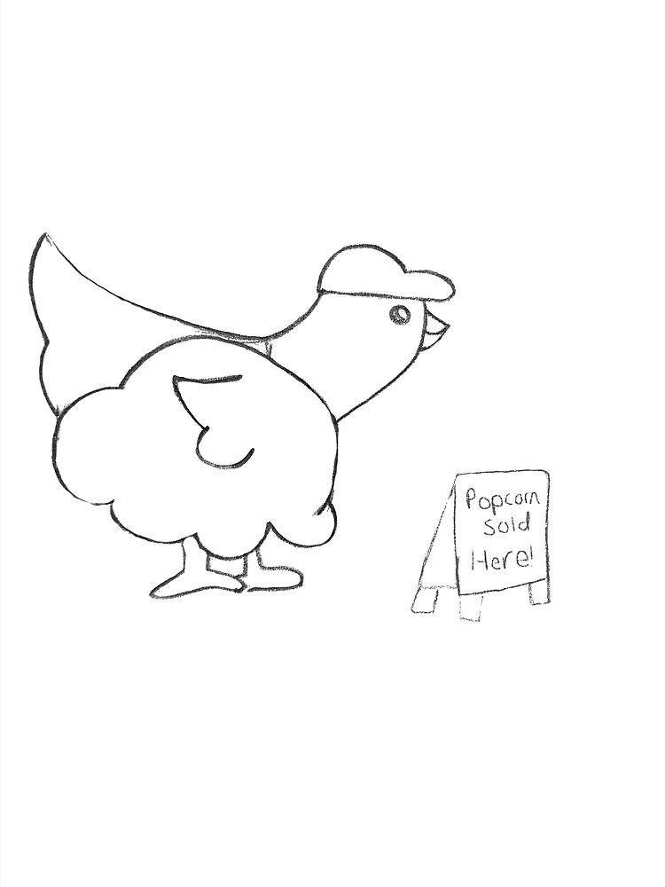 "Popcorn chicken" Poster for Sale by Artistsconnect Redbubble