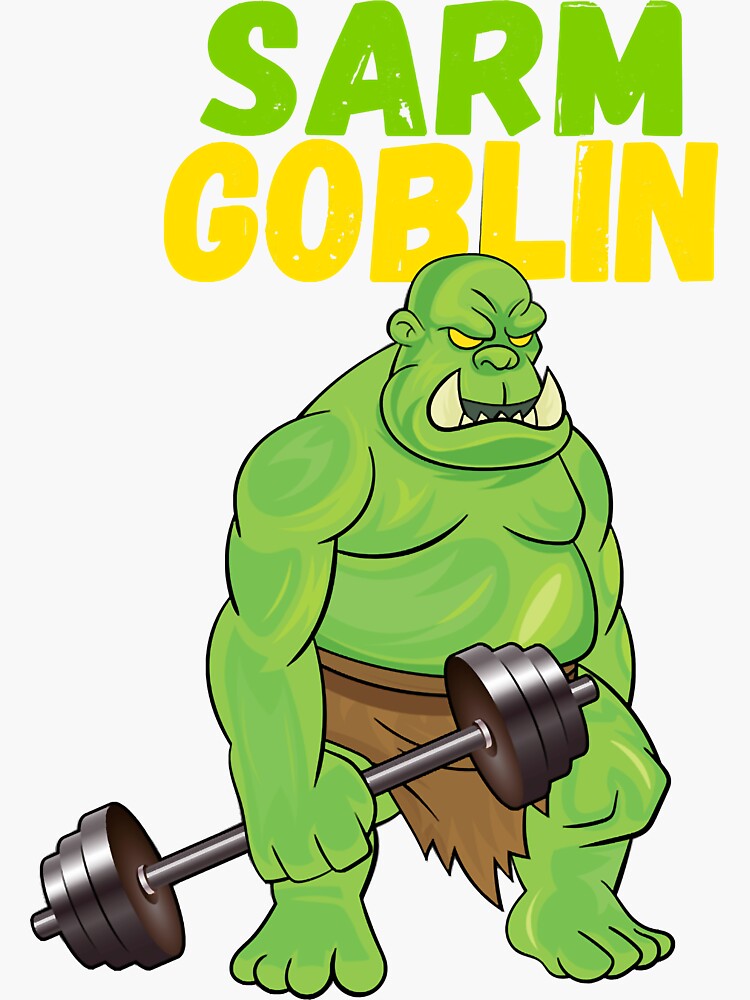 "Sarm Goblin" Sticker by AlanSmithStore Redbubble