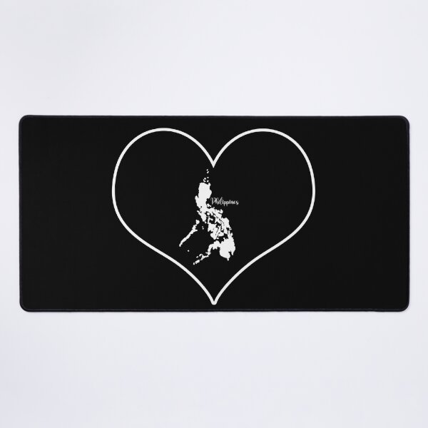 Item preview, Black Heart Map Philippines designed and sold by Astralia.
