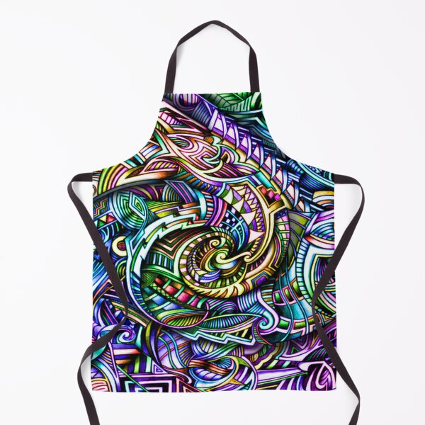 Item preview, Colorful Zen Doodle Swirl Spiral Escher Tangle designed and sold by DooodleGod.