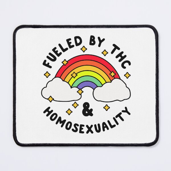 Item preview, Fueled By Thc And Homosexuality designed and sold by ArthurArJones.