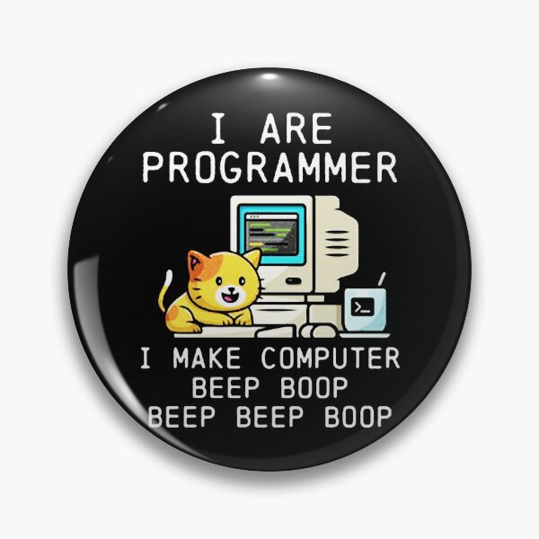 Item preview, Programmer Cat Beep Boop Coding designed and sold by AlanSmithStore.