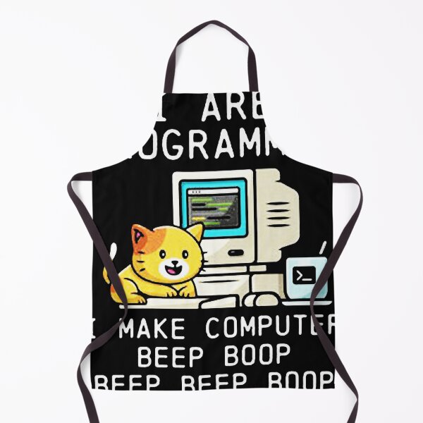 Item preview, Programmer Cat Beep Boop Coding designed and sold by AlanSmithStore.