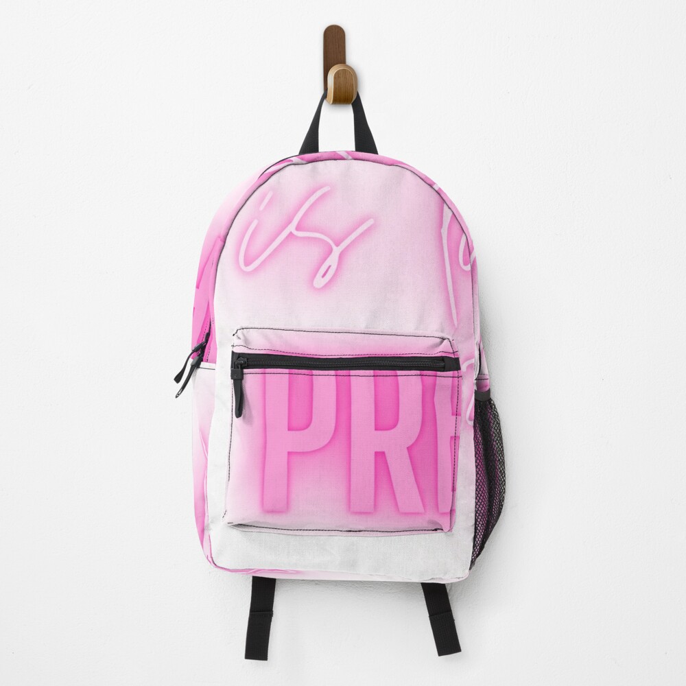 Victoria's Secret Pink RAINBOW Backpack Campus Bookbag School Bag Pockets  Zip