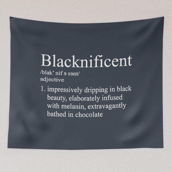Item preview, Blacknificent Black Pride Mes de la historia negra designed and sold by HatsBin.