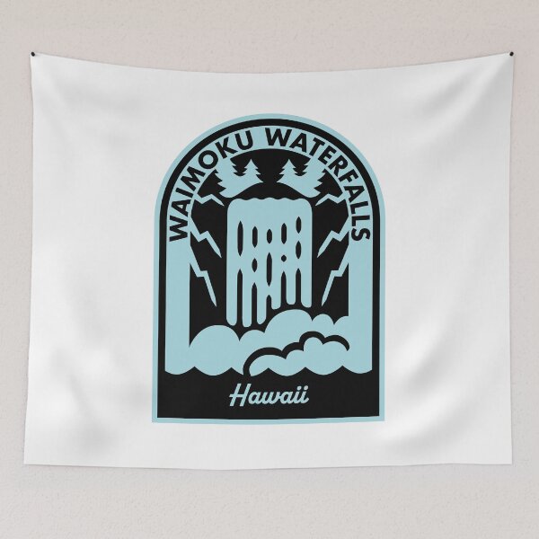 Item preview, Waimoku Waterfalls Hawaii designed and sold by HalpinDesign.