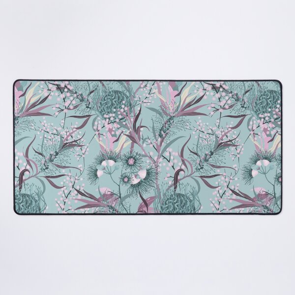 Artikel-Vorschau von Australische gebürtige Blumen, Rosa, Purpur, Aqua-Hintergrund, designt und verkauft von Jaydee001.