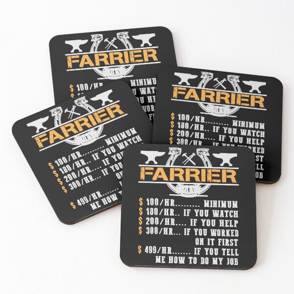Item preview, Farrier Hourly Rate Farrier Horse designed and sold by DianaTaaveti.