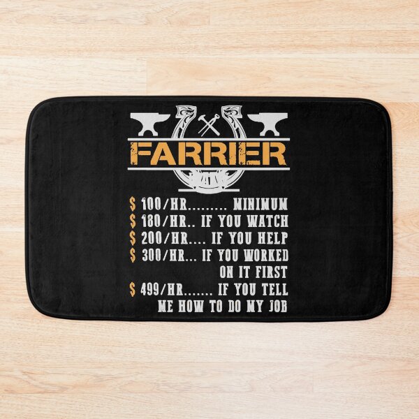 Item preview, Farrier Hourly Rate Farrier Horse designed and sold by DianaTaaveti.
