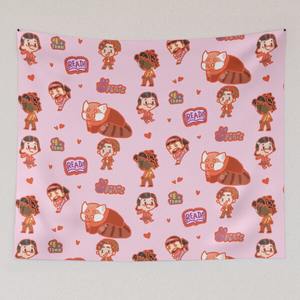 Item preview, Turning Red Chibi Pattern! <3 designed and sold by B00RISH.