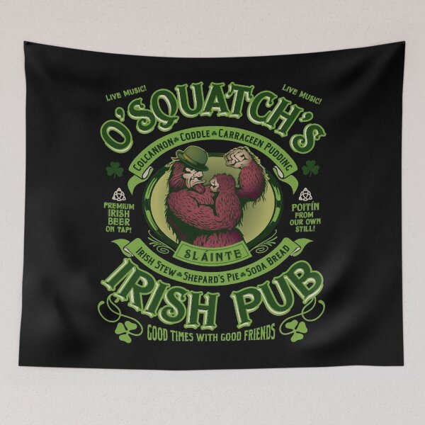 Item preview, O'Squatch's Irish Pub designed and sold by DianaTaaveti.