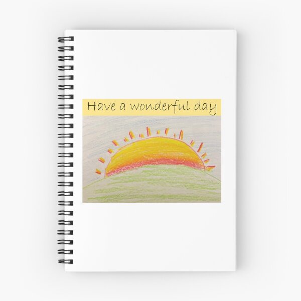 Item preview, Have a wonderful day: positive greeting from grandkids artwork, decor, accent piece, home, office, work space, birthday, positive sentiment designed and sold by Becky Hunter.