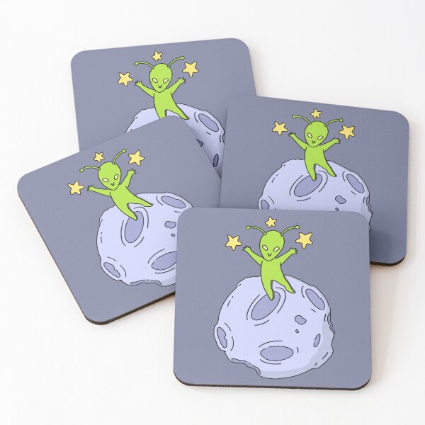 Item preview, Cute Alien on Comet designed and sold by Kimiwarui.