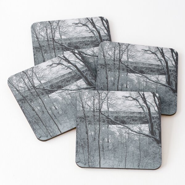 Item preview, Snowy Forest & Bridge designed and sold by RoseyElisabeth.
