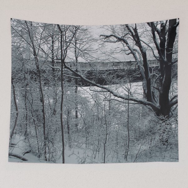 Item preview, Snowy Forest & Bridge designed and sold by RoseyElisabeth.