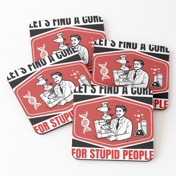 Item preview, Let's Find A Cure For Stupid People | The World Of Science | Science Joke designed and sold by chetan786.