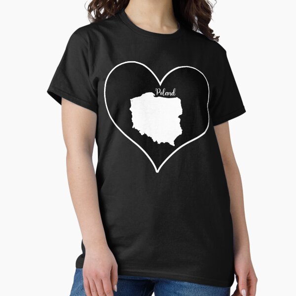 Item preview, Black Heart Poland Map designed and sold by Astralia.